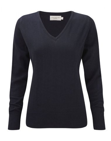 Ladies’ V-Neck Knitted Pullover