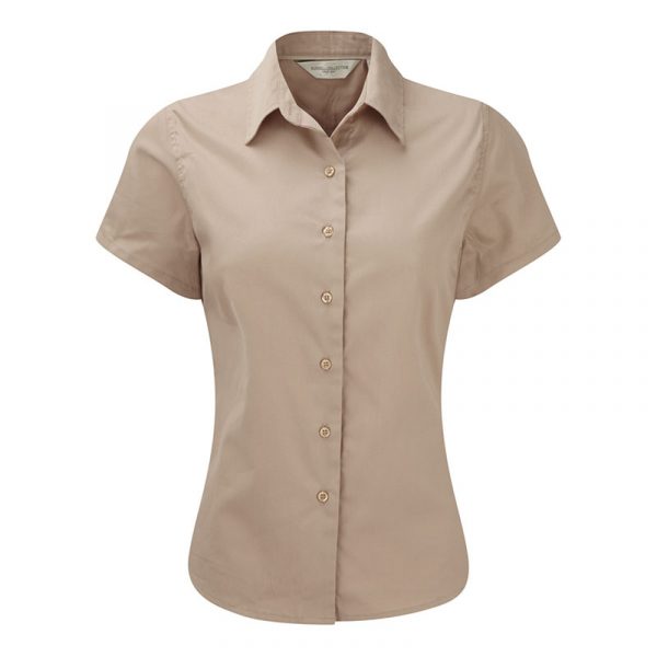 Ladies’ Short Sleeve Classic Twill Shirt