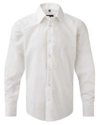 Men’s Long Sleeve Easy Care Tailored Oxford Shirt