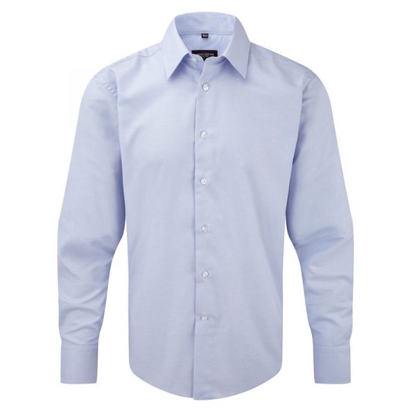 Men’s Long Sleeve Easy Care Tailored Oxford Shirt