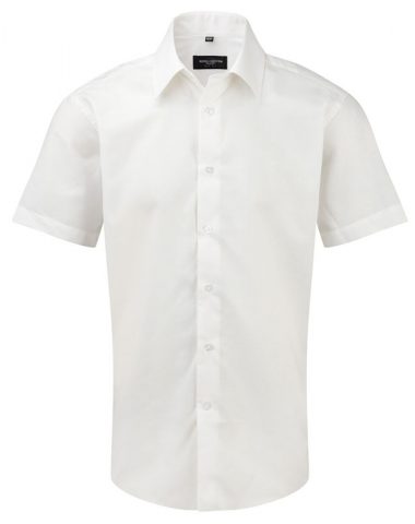 Men’s Short Sleeve Easy Care Tailored Oxford Shirt