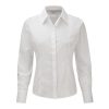 Ladies’ Long Sleeve Polycotton Easy Care Fitted Poplin Shirt