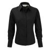 Ladies’ Long Sleeve Polycotton Easy Care Fitted Poplin Shirt