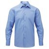 Men’s Long Sleeve Polycotton Easy Care Tailored Poplin Shirt