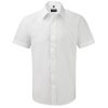 Men’s Short Sleeve Polycotton Easy Care Tailored Poplin Shirt