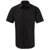 Men’s Short Sleeve Polycotton Easy Care Tailored Poplin Shirt