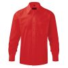 Men’s Long Sleeve Polycotton Easy Care Poplin Shirt