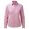 Ladies’ Long Sleeve Pure Cotton Easy Care Poplin Shirt