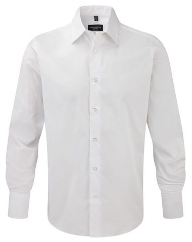 Men’s Long Sleeve Easy Care Fitted Shirt