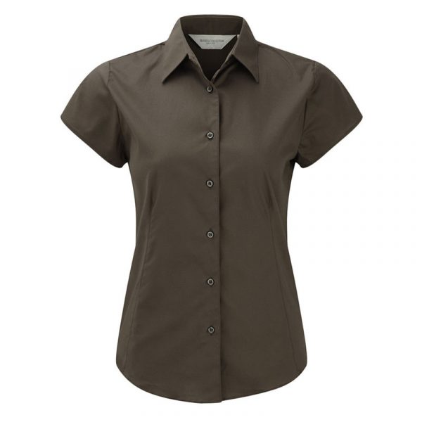Ladies’ Short Sleeve Easy Care Fitted Shirt