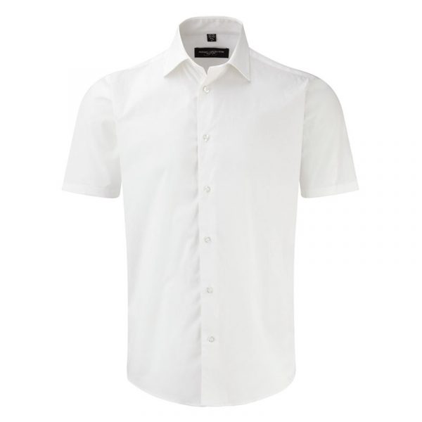 Men’s Short Sleeve Easy Care Fitted Shirt
