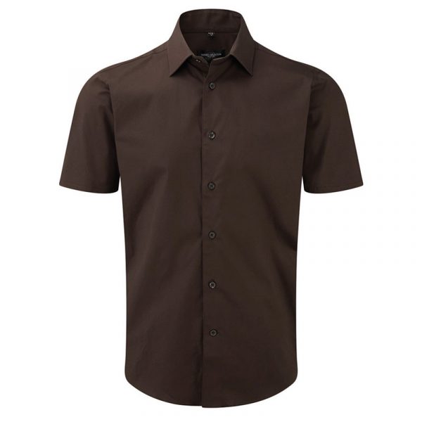 Men’s Short Sleeve Easy Care Fitted Shirt