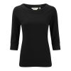 Ladies’ 3/4 Sleeve Stretch Top