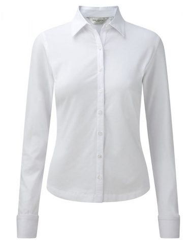 Ladies’ Long Sleeve Shirt Stretch Top